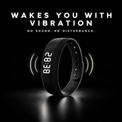 Snooze Zero Pro Vibrating Alarm Band | Silent Wake-Up Wristband