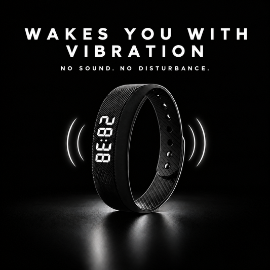 Snooze Zero Pro Vibrating Alarm Band | Silent Wake-Up Wristband