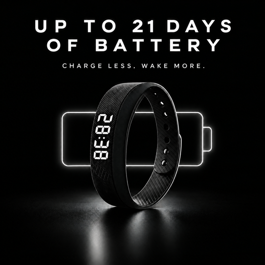 Snooze Zero Pro Vibrating Alarm Band | Silent Wake-Up Wristband